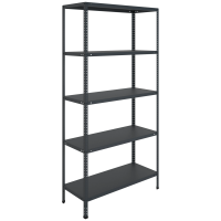 Стеллаж металлический Практик MS Standart 200/100x50/5 black